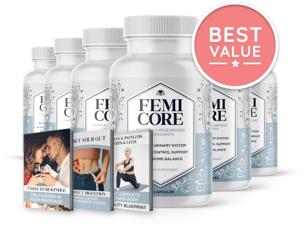FemiCore 6 bottle best value bundle with bonus guides